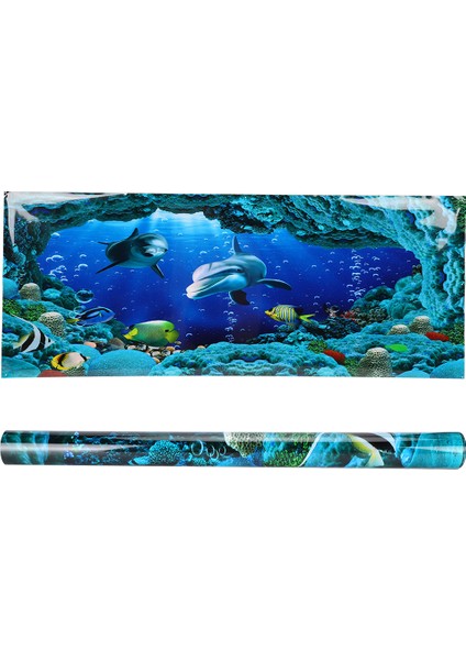 Arka Plan Posteri Dekoratif Deniz Dünya Resimleri Pvc Sticker Manzara Akvaryum Balık TANK61X30CM (Yurt Dışından) fiyatları