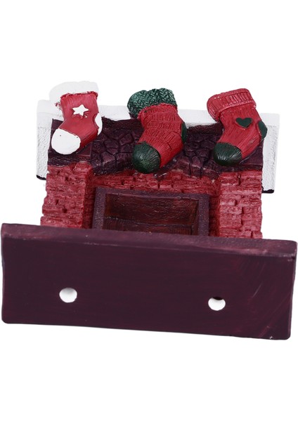 Noel Balık Tankı Süs Zarif Güzel Reçine Akvaryum Zanaat Dekorasyon Ev Için Noel Şömine (Yurt Dışından) fiyatları