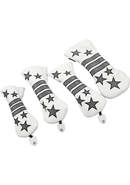 Golf Ahşap Golf Sopası Kılıfı Pentagram Çizgili Pu Su Geçirmez Kumaş Golf Sopası Kılıfı Golf Pratik Için Beyaz (Yurt Dışından) fiyatları