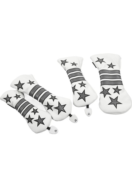 Golf Ahşap Golf Sopası Kılıfı Pentagram Çizgili Pu Su Geçirmez Kumaş Golf Sopası Kılıfı Golf Pratik Için Beyaz (Yurt Dışından) fırsatları