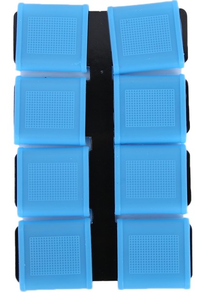 8 Adet Silikon Anti Kayma Esneklik Golfçü Salıncak Kavrama Golf Parmak Bandı Kapak Setleri (Mavi) (Yurt Dışından)