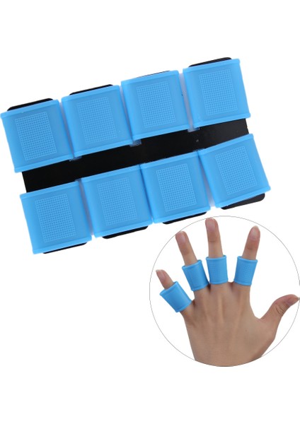 8 Adet Silikon Anti Kayma Esneklik Golfçü Salıncak Kavrama Golf Parmak Bandı Kapak Setleri (Mavi) (Yurt Dışından) fiyatları