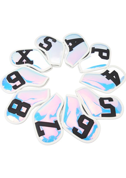 10 Adet Golf Kulübü Başörtüsü Pu Golf Kulübü Koruyucu Golf Sopası Ucu Kapakları Golf Meraklıları Için Siyah (Yurt Dışından) modelleri