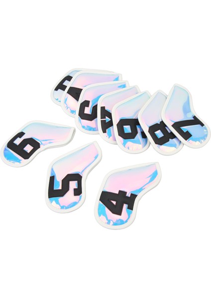 10 Adet Golf Kulübü Başörtüsü Pu Golf Kulübü Koruyucu Golf Sopası Ucu Kapakları Golf Meraklıları Için Siyah (Yurt Dışından) indirimleri