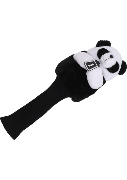 Golf Sopası Ucu Kapağı Peluş Kolay Temizlik Sevimli Panda Golf Kulübü Koruyucu Başörtüsü Açık (Yurt Dışından) indirimleri