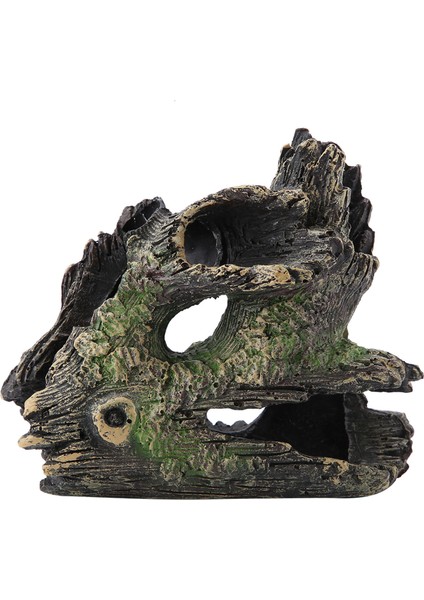 Akvaryum Dalgaların Karaya Attığı Odun Dekorasyon Yapay Reçine Ağaç Gövdesi Balık Tankı Süsler (Yurt Dışından)