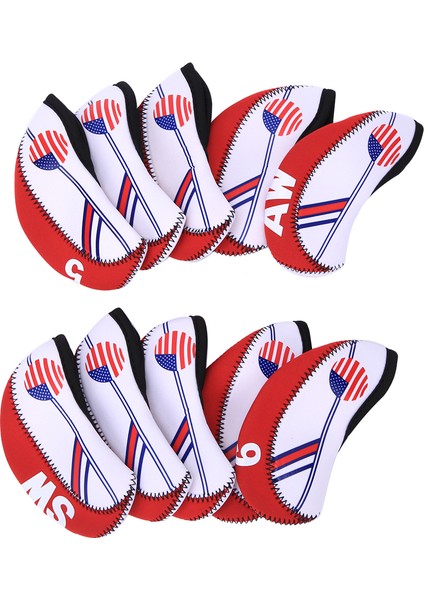 10 Adet Bez Taşınabilir Golf Sopası Başlığı Pratik Putter Başlığı Başlığı Spor Eğlence Aksesuarı Kırmızı (Yurt Dışından) fiyatları