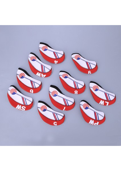 10 Adet Bez Taşınabilir Golf Sopası Başlığı Pratik Putter Başlığı Başlığı Spor Eğlence Aksesuarı Kırmızı (Yurt Dışından) fırsatları