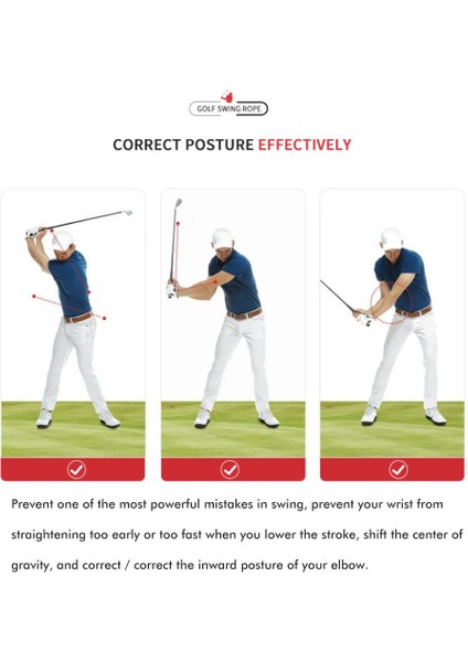 Salıncak Eğitim Yardımları Halat Golf Salıncak Düzeltme Aracı Duruş Hareket Düzeltme Kapalı Eğitim Ekipmanları Yeni Başlayanlar Için (Yurt Dışından)