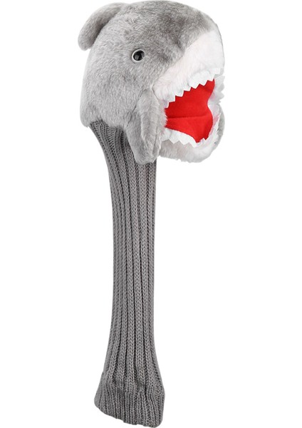 Köpekbalığı Kafası Hayvan Golf Ahşap Sürücü Başlığı Kılıfı Başlığı Kılıfı (Yurt Dışından) fırsatları