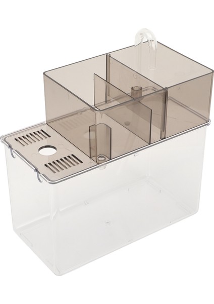 Betta Balık Tankı Şeffaf Kolay Temizlik Hafif Küçük Goldfish Kase Betta Balık Kaplumbağa Sürüngen (Yurt Dışından)