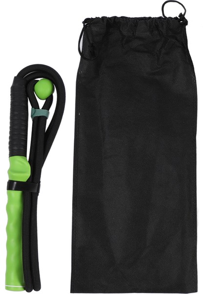 Salıncak Eğitmen Topu ile Naylon Ka Ayarlanabilir Anti Kayma Salıncak Hız Eğitim Yardımları Isınma Sopa Kol Gücü Egzersiz Yeşil (Yurt Dışından)