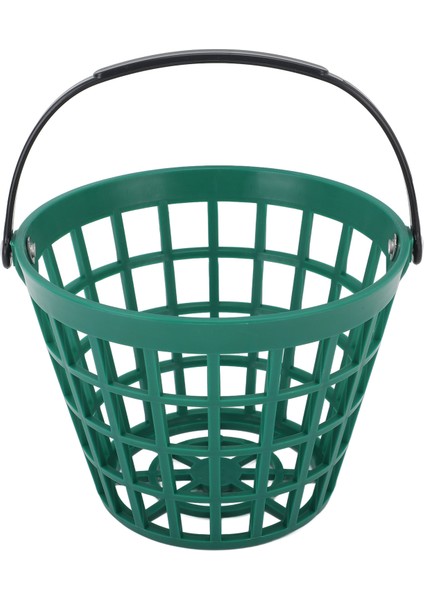 Golf Topu Sepeti Golfball Konteyner Kolu ile Naylon Plastik Golf Topu Kova Yeşil 50 Adet Kadar Tutar (Yurt Dışından)
