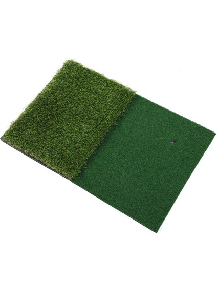 40X60CM 2'si 1 Arada Kapalı Golf Vuruş Eğitim Matı Taşınabilir Golf Vuruşu Uygulama Yeşili (Yurt Dışından)