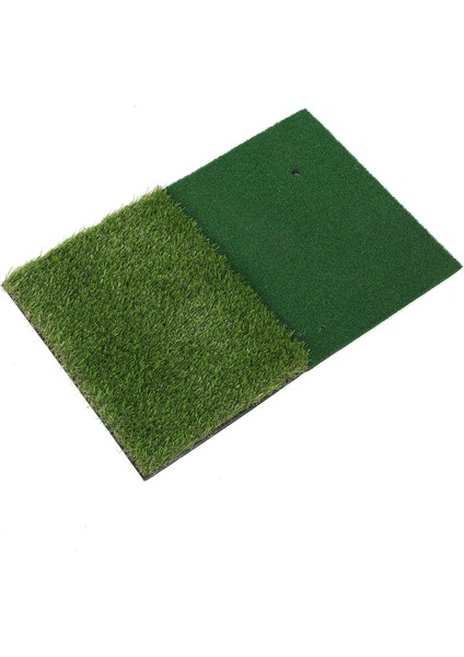 40X60CM 2'si 1 Arada Kapalı Golf Vuruş Eğitim Matı Taşınabilir Golf Vuruşu Uygulama Yeşili (Yurt Dışından)