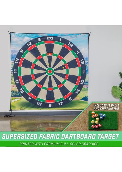 Yapışkan Toplar ve Dart ile Golf Yonga Oyunu Golf Yonga ve Dart Uygulama Paspasları Iç Mekan Dış Mekan Oyunları, Golf Oyun Seti (Yurt Dışından)