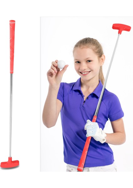 35 Inç Mini Ka Kafa Golf Atıcılar Çocuklar Golf Atıcı Çelik Mil (Kırmızı) (Yurt Dışından) fiyatları