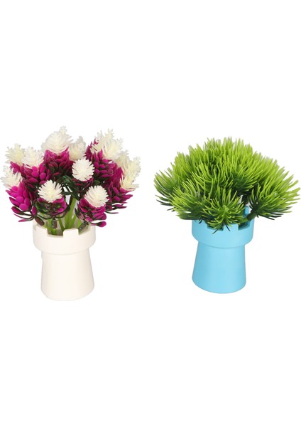 2 Adet Yapay Akvaryum Çiçek Güvenli Güzel Solmaz Ayrılabilir Dıy Balık Tankı Aksesuarları Akvaryum Süslemeleri (Yurt Dışından)