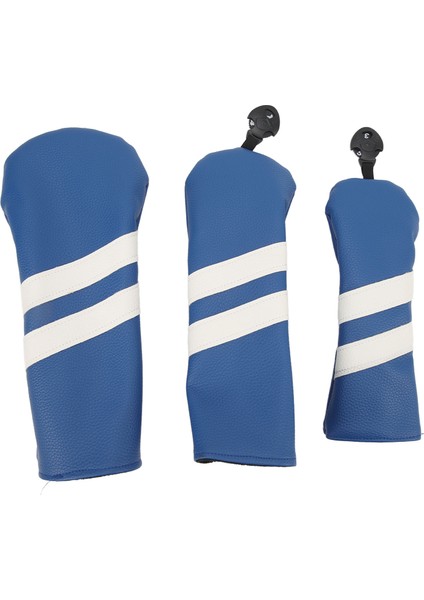 Kulüp Başörtüsü Pu Kulübü Kapakları Ahşap Fairway Hibrid Dönebilen Etiket 3 Boyutu Kulübü Koruyucu Spor Açık Mavi (Yurt Dışından)