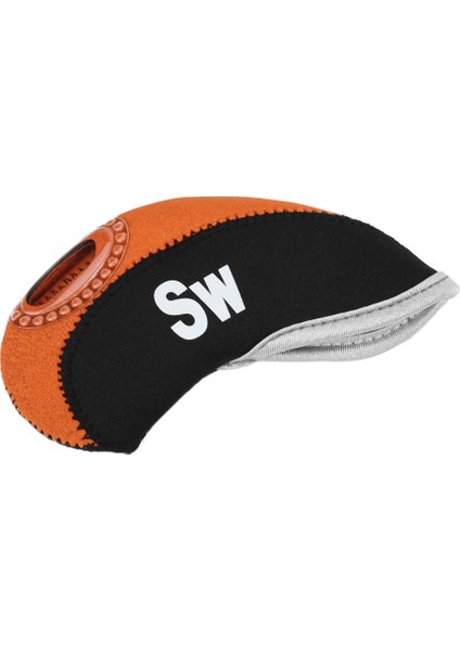 10 Adet Su Geçirmez Golf Sopası Demir Başlığı Kılıfları Putter Seti Koruyucu Kılıf (Siyah ve Turuncu) (Yurt Dışından) fiyatları