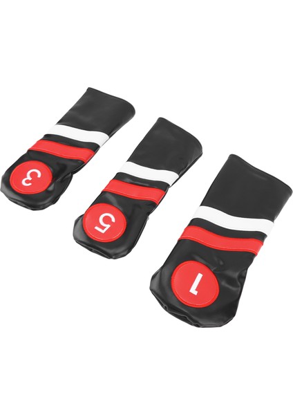 3 Adet Golf Sopası Kılıfı Siyah Güçlü Koruma Aşınmaya Dalı Golf Sopası Ucu Kapakları Golfçü Severler Için (Yurt Dışından) fırsatları