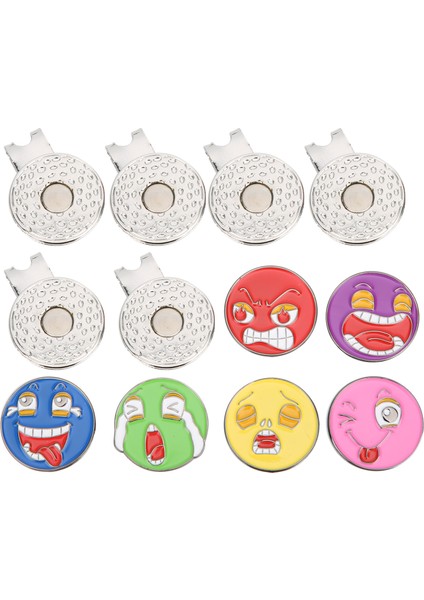 Adet 25MM Taşınabilir Hafif Top Işaretleme Aleti Metal Şapka Klipsi Işaretleyici Pratik Aksesuar (Yurt Dışından)