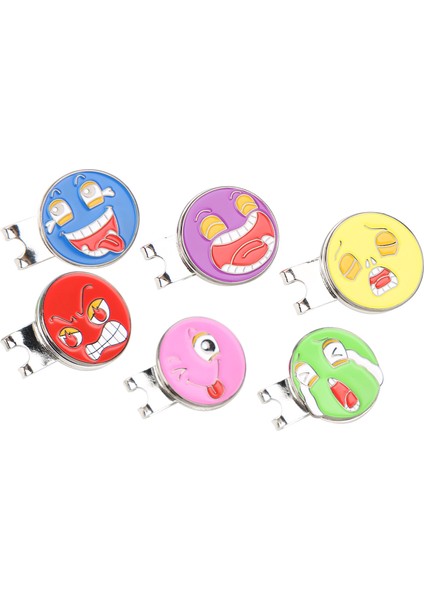 Adet 25MM Taşınabilir Hafif Top Işaretleme Aleti Metal Şapka Klipsi Işaretleyici Pratik Aksesuar (Yurt Dışından)