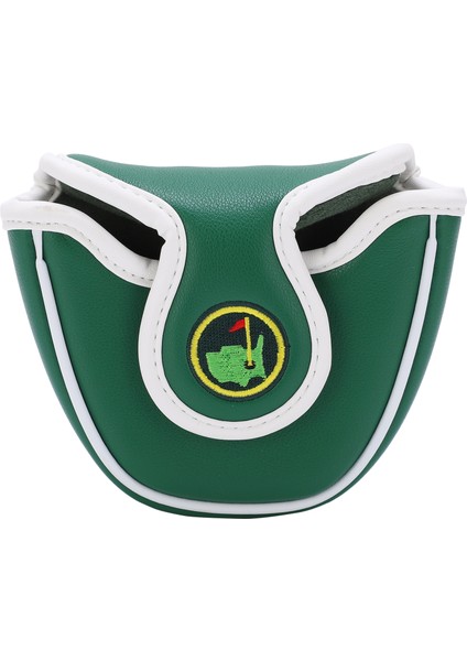 Golf Putter Kılıfı Yeşil Işlemeli Ipucu Koruma Kılıfı Yarım Daire Putter Kılıfı (Yurt Dışından)