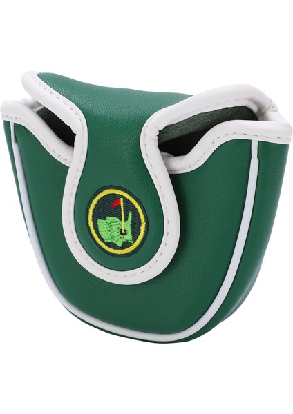 Golf Putter Kılıfı Yeşil Işlemeli Ipucu Koruma Kılıfı Yarım Daire Putter Kılıfı (Yurt Dışından)