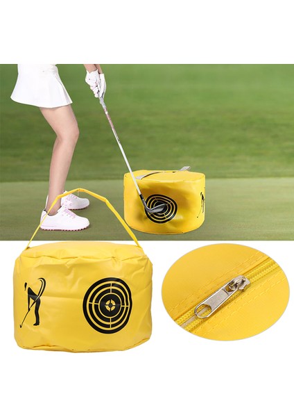 Pvc Golf Salıncak Eğitim Yardımları Smash Darbe Iletişim Güç Golfçü Pratik Çanta (Yurt Dışından)