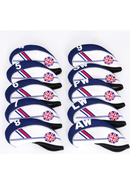 10 Adet/takım Golf Sopası Kılıfı S Kulübü Kapakları Demir Sopası Kılıfı S (Yurt Dışından) indirimleri