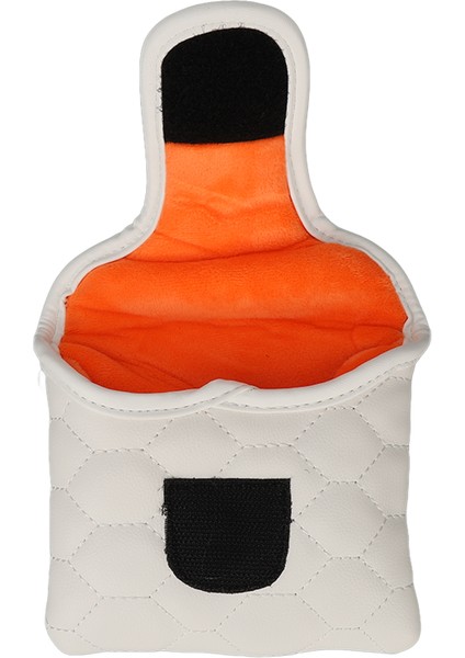 Pu Golf Sopası Ucu Kapağı Beyaz Golf Sopası Kılıfı Golf Atıcı Başörtüsü Golfçü Severler Kare (Yurt Dışından)