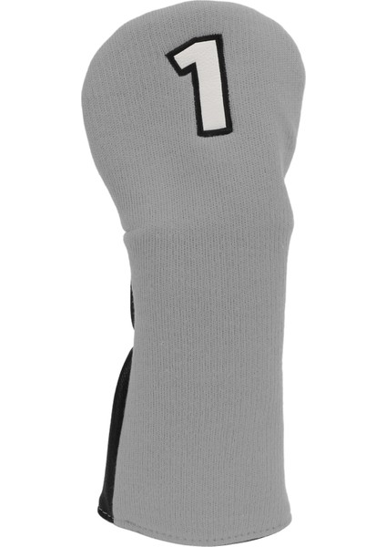 Golf Sopası Kılıfı Karışık Kumaş Baş Koruyucu Örme Polyester Su Geçirmez Pu 1 Numaralı Antrenman Yarışması Içingri ve Siyah (Yurt Dışından)
