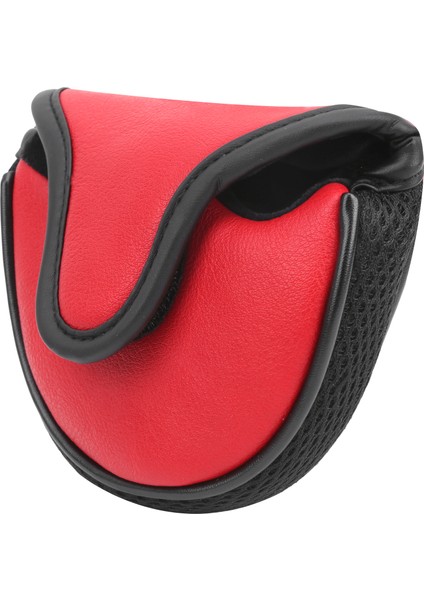 Golf Putter Koruma Kılıfları Başlık Kılıfı Yarım Daire Pu Deri Koruma Su Geçirmez Aksesuarkırmızı (Yurt Dışından)