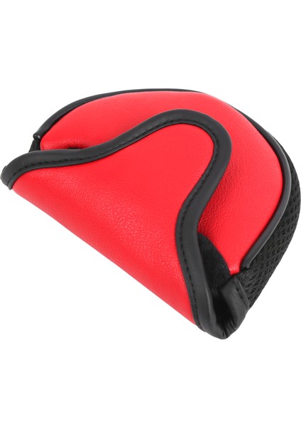 Golf Putter Koruma Kılıfları Başlık Kılıfı Yarım Daire Pu Deri Koruma Su Geçirmez Aksesuarkırmızı (Yurt Dışından) modelleri