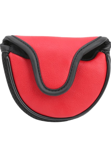 Golf Putter Koruma Kılıfları Başlık Kılıfı Yarım Daire Pu Deri Koruma Su Geçirmez Aksesuarkırmızı (Yurt Dışından) fırsatları