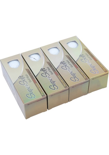 12 Adet / Paket Dört Katmanlı Turnuva Golf Topu Eğitim Uygulama Topları (Yurt Dışından)