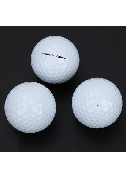 12 Adet / Paket Dört Katmanlı Turnuva Golf Topu Eğitim Uygulama Topları (Yurt Dışından)
