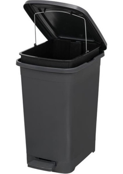 ELF-İ344 Slim Pedallı Plastik Çöp Kovası Iç Kovalı 8 Lt