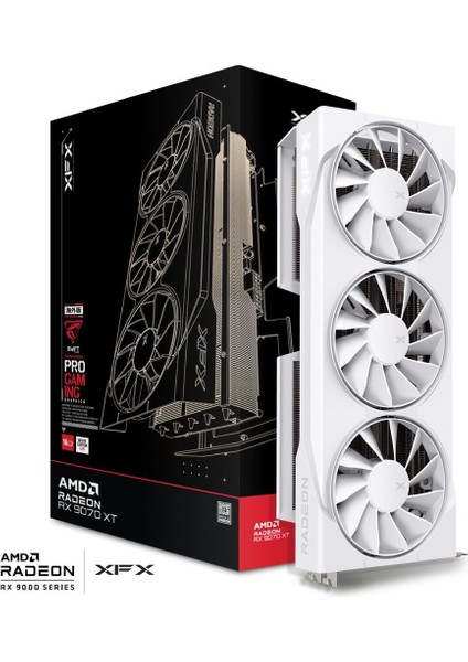Swift Radeon Rx 9070 Xt Whıte 16GB RX-97TSWF3W9 Gddr6 256 Bit Ekran Kartı