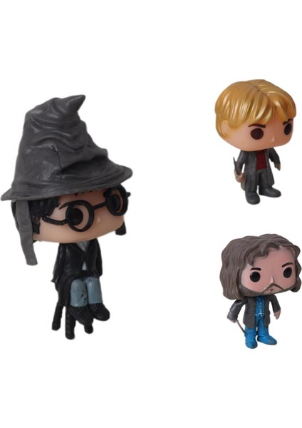 Harry Potter Pop Stil Sirius Black Ron Weasley Harry Potter 3lü Karakter Figür Oyuncak 10 Cm. indirimleri