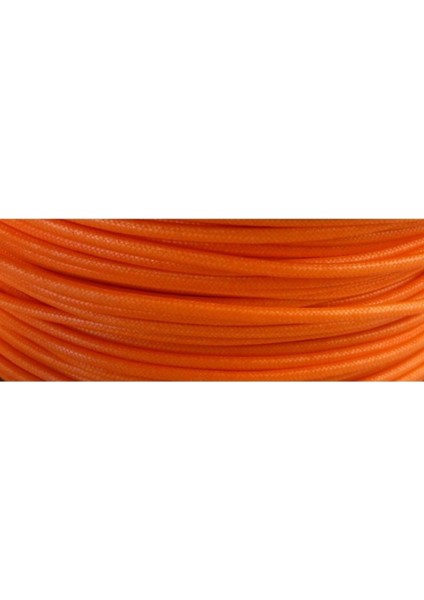 1metre Turuncu Palamut Ipi 2mm. Kalınlık