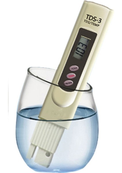 Tds Metre Su Kalitesi Ölçüm Cihazı Su Saflık Ölçer + Pil fiyatları