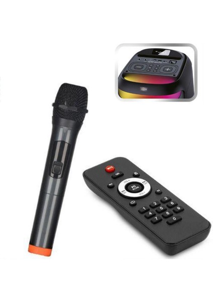 Bluetooth Özellikli Hoparlör 12" Karaoke Mikrofon Özellikli Profesyonel Speaker (Kln-40)