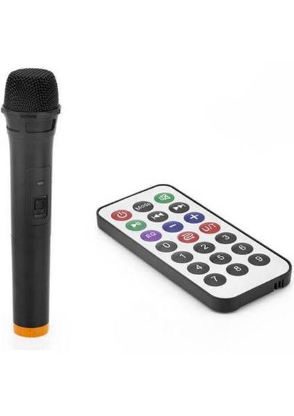 Bluetooth Özellikli Hoparlör 16" Karaoke Mikrofon Özellikli Profesyonel Speaker (Kln-10)
