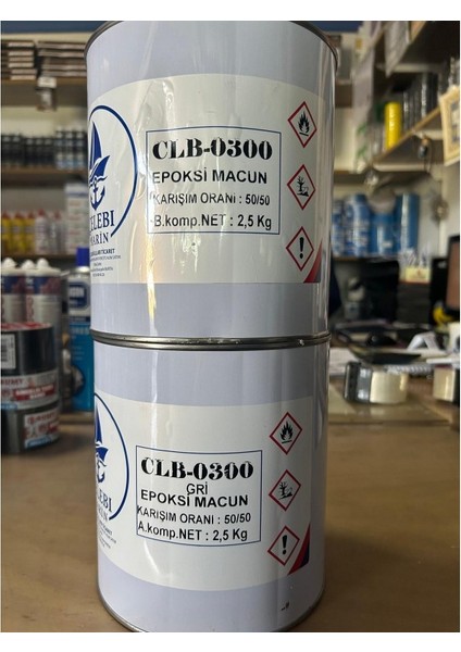 Çelebi Marin Epoksi Filler Dolgu Macunu 5 kg