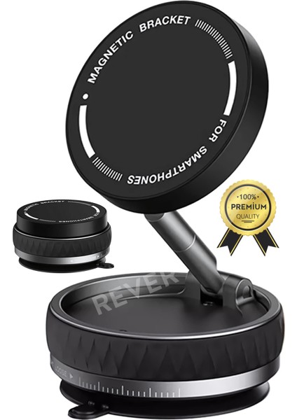 Araç Içi Telefon Tutucu Vakumlu Telefon Tutacağı 360° Dönebilen Manyetik Araba Telefon Tutucu
