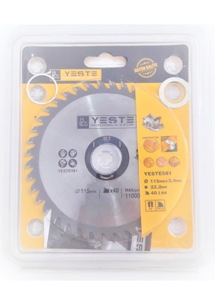 Sunta Testeresi 115MM*2,4MM