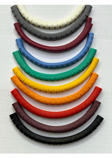 Cat5 Kablo Numaratör Cat5 Kablo Etiketi Cat5 Kablo Işaretleyici 2.5 mm