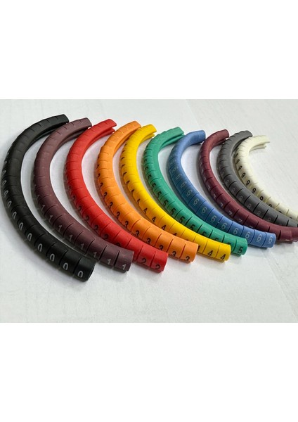 Cat5 Kablo Numaratör Cat5 Kablo Etiketi Cat5 Kablo Işaretleyici 2.5 mm